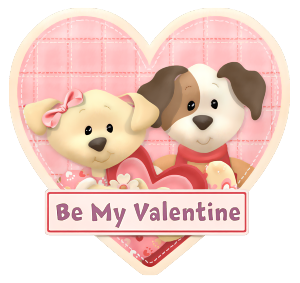 be my valentine puppies 